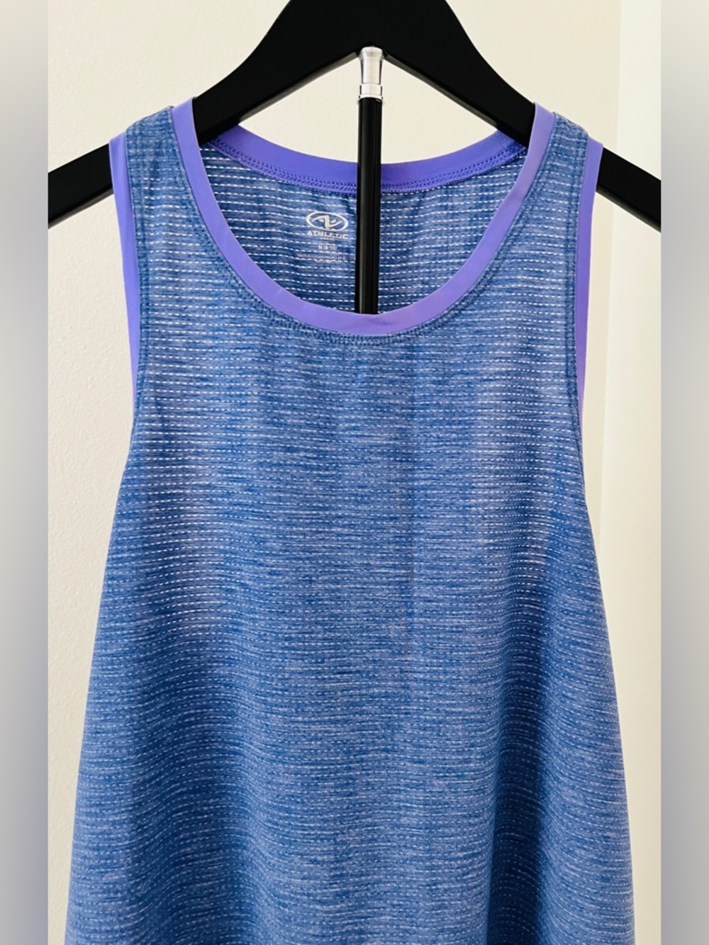 💙 Athletic Works Blue Knit Racerback Workout Tank | Medium - Picture 5 of 11
